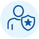 Dignity and respectful home care icon