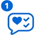 Home care needs consultation icon